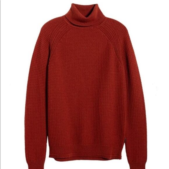 Ted Baker London Sprirol Turtleneck Knit Sweater Pullover Textured Designer Mens - Picture 4 of 9